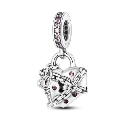 ✨ 925 Sterling Silver Halloween Charms – 🧙‍♀️ Witch, 💀 Skeleton, 👻 Ghost & 🎃 Pumpkin | Pandora-Style Bracelet Compatible