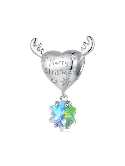 ✨ 925 Silver Winter Charms – ❄️ Snowflake & 🦋 Butterfly | Pandora-Style Bracelet Compatible