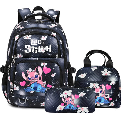 Lilo Stitch Large Capacity Backpack – Lightweight Daypack for School, Travel & Casual Use