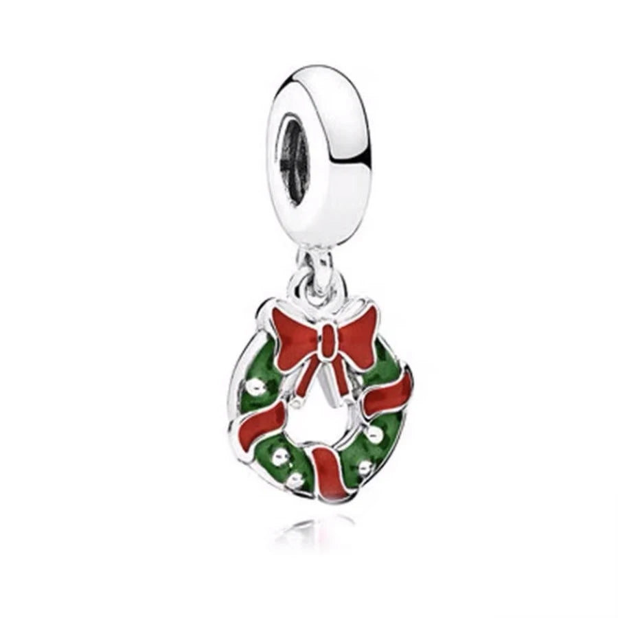 ✨ 925 Silver Christmas Charms – 🍪 Gingerbread, 🦌 Elk & ⛄ Snowman | Pandora-Style Bracelet Compatible