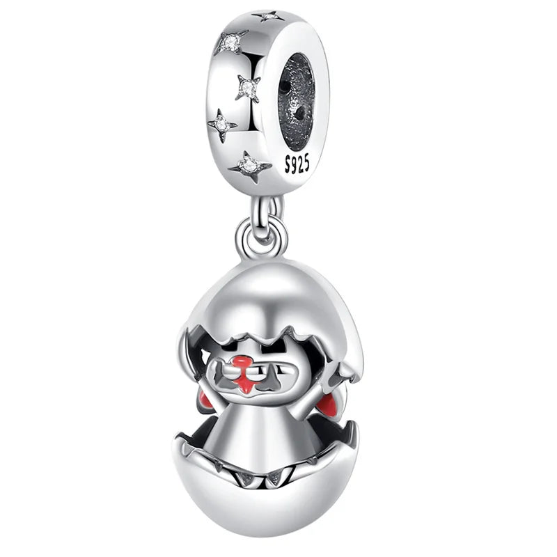 ✨ 925 Sterling Silver Halloween Charms – 🧙‍♀️ Witch, 💀 Skeleton, 👻 Ghost & 🎃 Pumpkin | Pandora-Style Bracelet Compatible