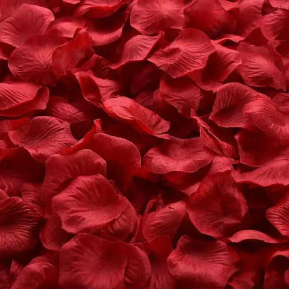 🌹 100/500/1000/5000/10000 db műrózsaszirom – selyemvirág-dekoráció esküvőkre és Valentin-napra 💐 