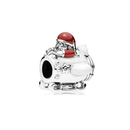 ✨ 925 Silver Christmas Charms – 🍪 Gingerbread, 🦌 Elk & ⛄ Snowman | Pandora-Style Bracelet Compatible