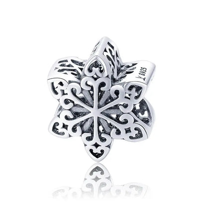 ✨ 925 Silver Winter Charms – ❄️ Snowflake & 🦋 Butterfly | Pandora-Style Bracelet Compatible