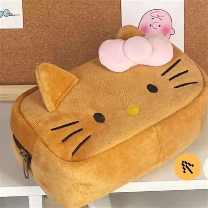 Kawaii Hello Kitty Plush Pencil Case 🎀
