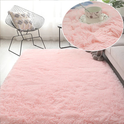 RainbowCloud Plush Rug – Ultra-Soft, Vibrant & Cozy Home Comfort