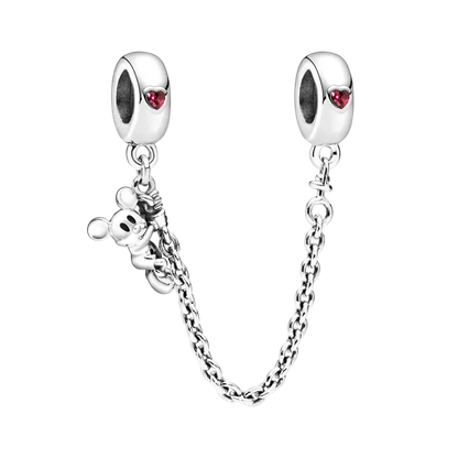 ✨ Miniso Disney Charms – Mickey, Minnie, Marie Cat & Stitch | Pandora-Style Bracelet Compatible