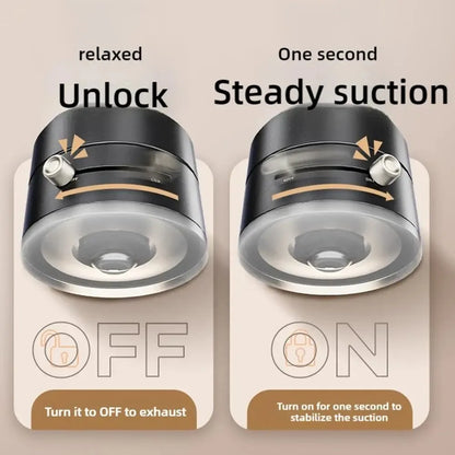 Stick & Fold Portable Vacuum Magnetic Phone Holder – Hands-Free, Ultra-Strong, Adjustable