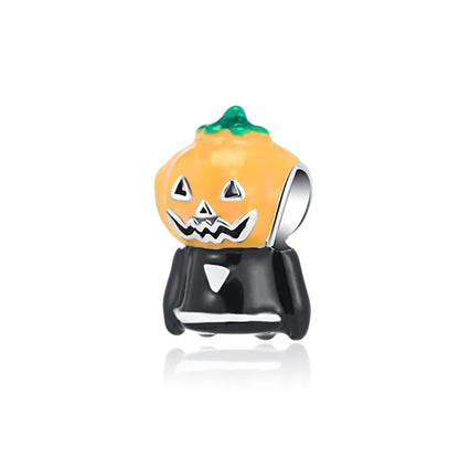 ✨ 925 Silver Halloween Charms – Pumpkin, Witch, Doll, Bone, Mummy & Candy | Pandora-Style Bracelet Compatible