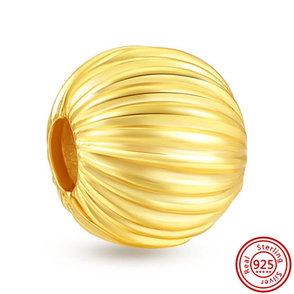 ✨ 925 Silver Gold-Plated Charms – ✨ Sparkling Dangle Beads | Pandora-Style Bracelet Compatible
