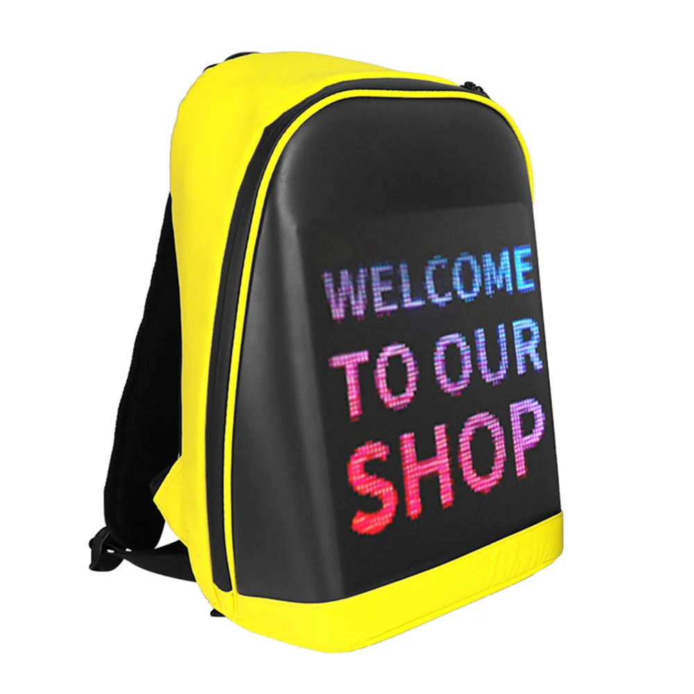 LED Display Screen Backpack – Smart Wireless Advertising Billboard Bag