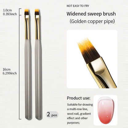 💅 Nail Art Brush Checker | Nail Drawing & Painting Line Brush ✨🎨 RS NAIL Official Store