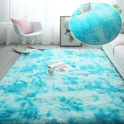 RainbowCloud Plush Rug – Ultra-Soft, Vibrant & Cozy Home Comfort