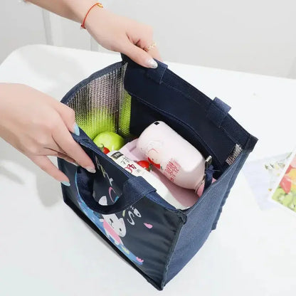 🍱🧸🎒 Kids Cartoon Insulated Lunch Bag – Portable Thermal Cooler Bento Pouch! Appletree Kids Store