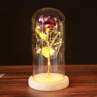 🌹 15/20CM-es LED Örök Rózsa – Tökéletes ajándék Neki 💡🎁 