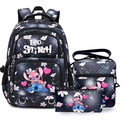 Lilo Stitch Large Capacity Backpack – Lightweight Daypack for School, Travel & Casual Use