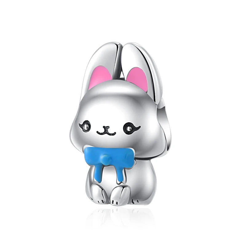 ✨ 925 Silver DIY Charms – 🎈 Hot Air Balloon, 💖 Mother & Daughter Hearts, 💗 Pink Murano Glass | Pandora-Style Bracelet Compatible