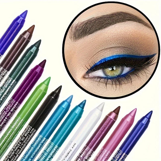 🌈 Wischfester Eyeliner mit hohem Glanz ✨ Wasserfest und kräftige Farben, die den ganzen Tag halten!