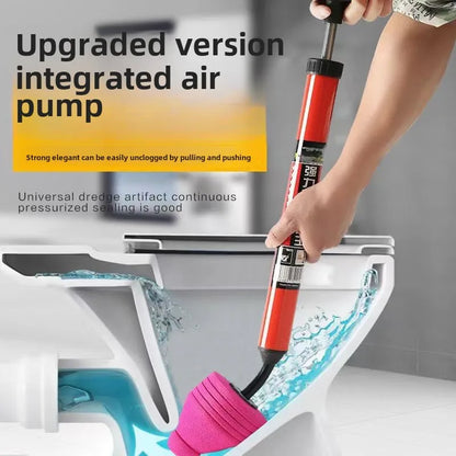 🚽 High Pressure Pneumatic Toilet Plunger – Powerful, Reusable ABS Handle with 120 PSI Air Pressure