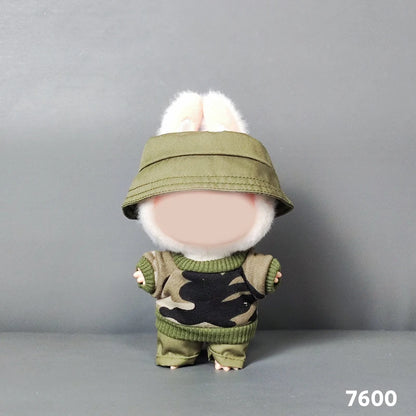 Labubu 17cm Fashion Hoodie – Cute Doll Clothes & Accessories