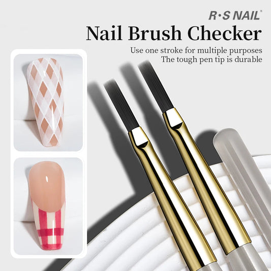 💅 Nail Art Brush Checker | Nail Drawing & Painting Line Brush ✨🎨 RS NAIL Official Store