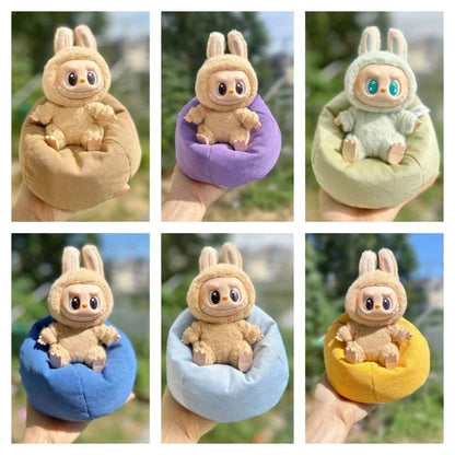 Mini Sofa Bed for Labubu Doll – Cute V1/V2/V3 Plush Accessory & Gift