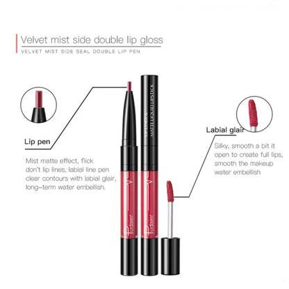 Ultra-Precise Waterproof Lip Liner – Perfect Lip Contour All Day 💄