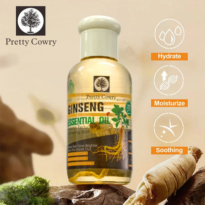 🌿 75ml Ginseng Face Oil – Lightweight, Hydrating & Firming for All Skin Types