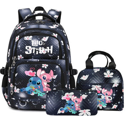 Lilo Stitch Large Capacity Backpack – Lightweight Daypack for School, Travel & Casual Use
