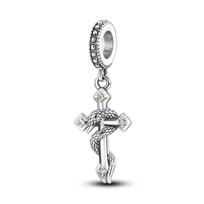✨ 925 Sterling Silver Halloween Charms – 🧙‍♀️ Witch, 💀 Skeleton, 👻 Ghost & 🎃 Pumpkin | Pandora-Style Bracelet Compatible