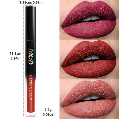 💄 19 Colors Matte Velvet Liquid Lipstick 💋 | Waterproof, Long-Lasting Lip Gloss – Nude, Red, Black & More 🌈
