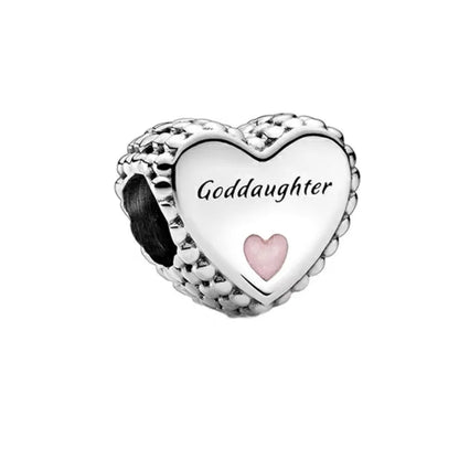 ✨ 925 Silver DIY Charms – 🎈 Hot Air Balloon, 💖 Mother & Daughter Hearts, 💗 Pink Murano Glass | Pandora-Style Bracelet Compatible