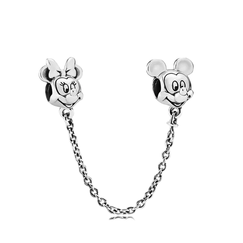 ✨ Miniso Disney Charms – Mickey, Minnie, Marie Cat & Stitch | Pandora-Style Bracelet Compatible