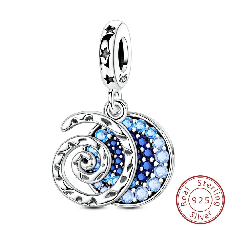 ✨ 925 Silver Cute Charms – 🐾 Cat Paw, 🎀 Bow, 🍎 Apple & ❤️ Heart | Pandora-Style Bracelet Compatible
