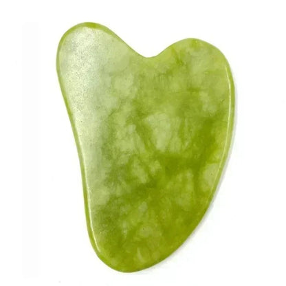 🌿 Jade Roller Massager for Face, Body, Back, Foot Massage - Facial Lifting, Anti-Wrinkle Double-End Gua Sha Jade Stone