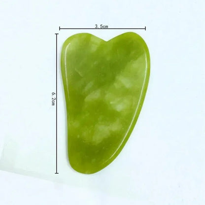🌿 Jade Roller Massager for Face, Body, Back, Foot Massage - Facial Lifting, Anti-Wrinkle Double-End Gua Sha Jade Stone